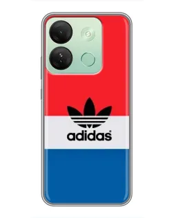 Чехол для Infinix Smart 7 HD с картинкой «Ретро блоки Adidas»