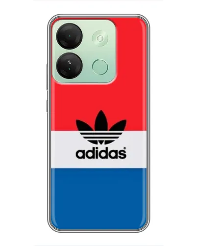 Чехол для Infinix Smart 7 HD с картинкой «Ретро блоки Adidas» Чехол для Infinix Smart 7 HD с картинкой «Ретро блоки Adidas»