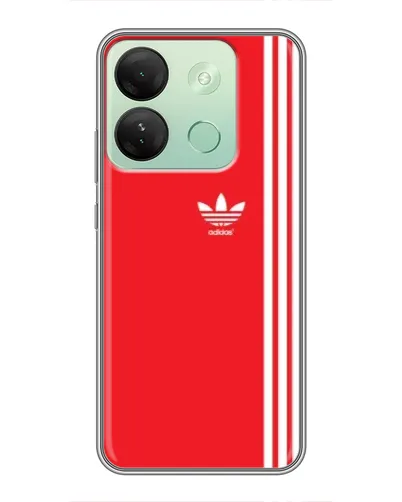 Чехол для Infinix Smart 7 HD с картинкой «Красный минимализм Adidas» Чехол для Infinix Smart 7 HD с картинкой «Красный минимализм Adidas»