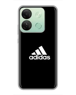 Чехол для Infinix Smart 7 HD с картинкой «Черная классика Adidas»