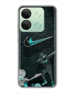 Чехол для Infinix Smart 7 HD с картинкой «Спортивный арт Nike» Чехол для Infinix Smart 7 HD с картинкой «Спортивный арт Nike»