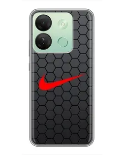Чехол для Infinix Smart 7 HD с картинкой «Nike — карбоновая сетка» Чехол для Infinix Smart 7 HD с картинкой «Nike — карбоновая сетка»