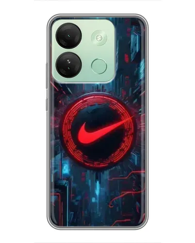 Чехол для Infinix Smart 7 HD с картинкой «Техногенный стиль Nike» Чехол для Infinix Smart 7 HD с картинкой «Техногенный стиль Nike»