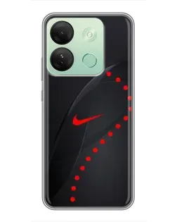 Чехол для Infinix Smart 7 HD с картинкой «Абстрактный дизайн Nike»
