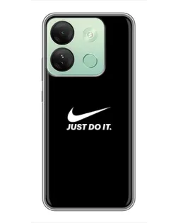 Чехол для Infinix Smart 7 HD с картинкой «Минимализм от Nike»