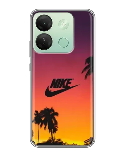 Чехол для Infinix Smart 7 HD с картинкой «Nike на закате солнца» Чехол для Infinix Smart 7 HD с картинкой «Nike на закате солнца»
