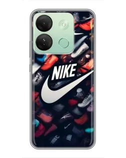 Чехол для Infinix Smart 7 HD с картинкой «Коллекция кроссовок Nike»