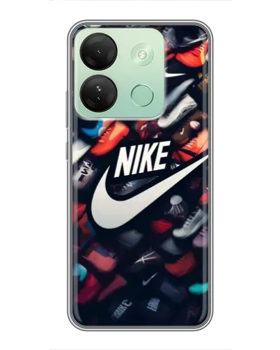 Чехол для Infinix Smart 7 HD с картинкой «Коллекция кроссовок Nike» Чехол для Infinix Smart 7 HD с картинкой «Коллекция кроссовок Nike»