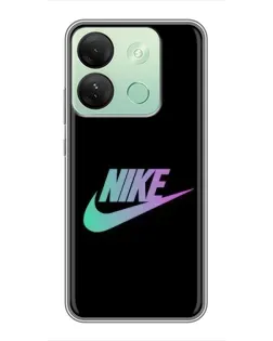 Чехол для Infinix Smart 7 HD с картинкой «Nike — городская ночь»