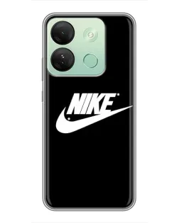 Чехол для Infinix Smart 7 HD с картинкой «Мазки краски Nike»