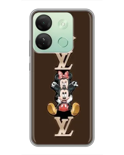 Чехол для Infinix Smart 7 HD с картинкой «LV и Микки Маус» Чехол для Infinix Smart 7 HD с картинкой «LV и Микки Маус»
