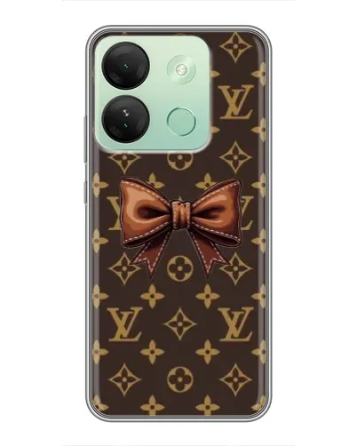 Чехол для Infinix Smart 7 HD с картинкой «LV с бантом» Чехол для Infinix Smart 7 HD с картинкой «LV с бантом»
