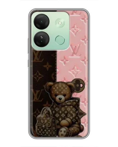 Чехол для Infinix Smart 7 HD с картинкой «Мишка в стиле LV» Чехол для Infinix Smart 7 HD с картинкой «Мишка в стиле LV»