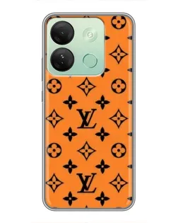 Чехол для Infinix Smart 7 HD с картинкой «Оранжевый стиль LV»