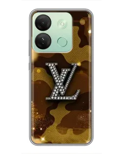 Чехол для Infinix Smart 7 HD с картинкой «Камуфляжный Louis Vuitton»