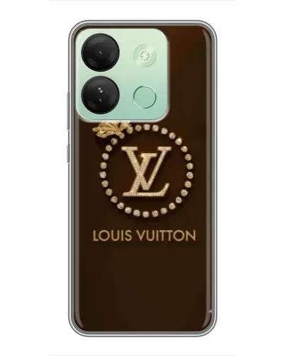 Чехол для Infinix Smart 7 HD с картинкой «LV — золотая печать» Чехол для Infinix Smart 7 HD с картинкой «LV — золотая печать»