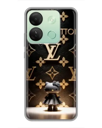 Чехол для Infinix Smart 7 HD с картинкой «Монограмма с фигурой» Чехол для Infinix Smart 7 HD с картинкой «Монограмма с фигурой»