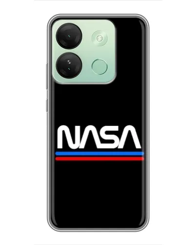 Чехол для Infinix Smart 7 HD с картинкой «NASA — классика Red Blue» Чехол для Infinix Smart 7 HD с картинкой «NASA — классика Red Blue»