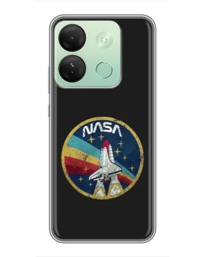 Чехол для Infinix Smart 7 HD с картинкой «NASA — эмблема миссии» Чехол для Infinix Smart 7 HD с картинкой «NASA — эмблема миссии»