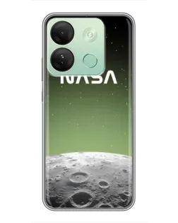 Чехол для Infinix Smart 7 HD с картинкой «NASA — лунный градиент»