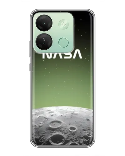 Чехол для Infinix Smart 7 HD с картинкой «NASA — лунный градиент» Чехол для Infinix Smart 7 HD с картинкой «NASA — лунный градиент»