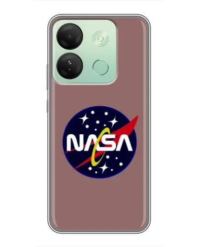 Чехол для Infinix Smart 7 HD с картинкой «NASA — ретро космос» Чехол для Infinix Smart 7 HD с картинкой «NASA — ретро космос»