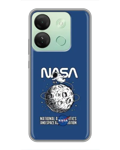 Чехол для Infinix Smart 7 HD с картинкой «NASA — лунная миссия» Чехол для Infinix Smart 7 HD с картинкой «NASA — лунная миссия»