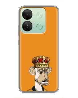 Чохол для Infinix Smart 7 HD з картинкою «Золота мавпа Bored Ape» Чохол для Infinix Smart 7 HD з картинкою «Золота мавпа Bored Ape»