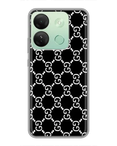 Чехол для Infinix Smart 7 HD с картинкой «Gucci — сетчатый паттерн»