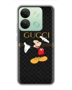 Чехол для Infinix Smart 7 HD с картинкой «Микки Маус Gucci»