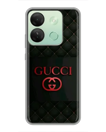 Чехол для Infinix Smart 7 HD с картинкой «Gucci — стеганый черный»