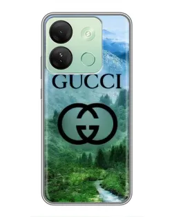 Чехол для Infinix Smart 7 HD с картинкой «Gucci — горный пейзаж»