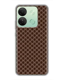 Чохол для Infinix Smart 7 HD з картинкою «Gucci — шоколадна сітка»