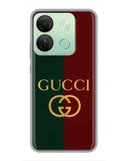 Чохол для Infinix Smart 7 HD з картинкою «Gucci — темно-зелений градієнт»