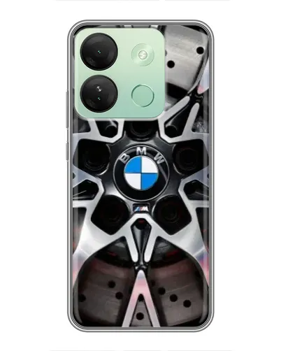 Чехол для Infinix Smart 7 HD с картинкой «BMW — деталь диска»