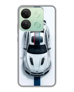 Чехол для Infinix Smart 7 HD с картинкой «Вид сверху — BMW M» Чехол для Infinix Smart 7 HD с картинкой «Вид сверху — BMW M»