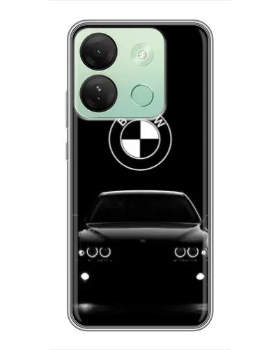 Чехол для Infinix Smart 7 HD с картинкой «BMW — взгляд из темноты»