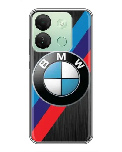 Чехол для Infinix Smart 7 HD с картинкой «BMW M-stripes стиль»