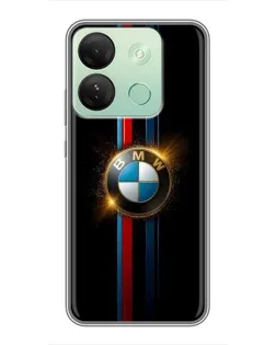 Чехол для Infinix Smart 7 HD с картинкой «BMW M-Power неон»