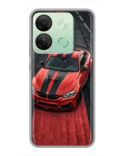 Чехол для Infinix Smart 7 HD с картинкой «BMW на красной дорожке»