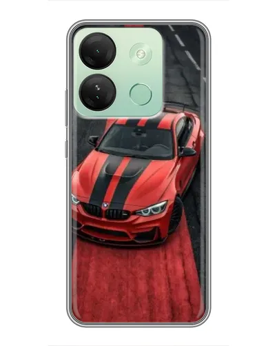 Чехол для Infinix Smart 7 HD с картинкой «BMW на красной дорожке»