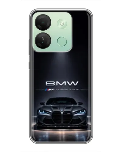 Чехол для Infinix Smart 7 HD с картинкой «BMW сквозь ночной город» Чехол для Infinix Smart 7 HD с картинкой «BMW сквозь ночной город»