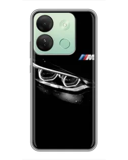 Чехол для Infinix Smart 7 HD с картинкой «BMW — взгляд тигра»