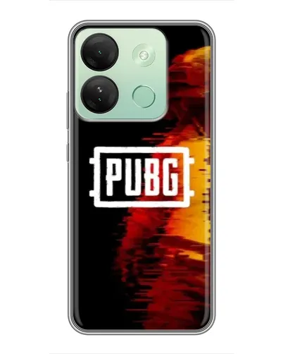 Чехол для Infinix Smart 7 HD с картинкой «Яркий логотип PUBG»