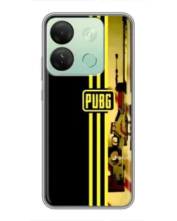 Чохол для Infinix Smart 7 HD з картинкою «PUBG — камуфляжний шолом»