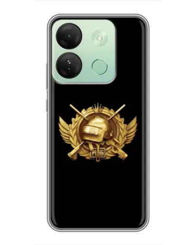 Чехол для Infinix Smart 7 HD с картинкой «PUBG — оранжевый градиент»