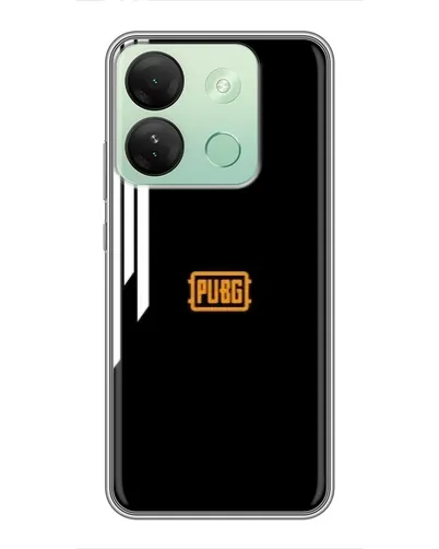 Чехол для Infinix Smart 7 HD с картинкой «PUBG — вертикальные линии»