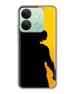 Чехол для Infinix Smart 7 HD с картинкой «Тень воина PUBG»