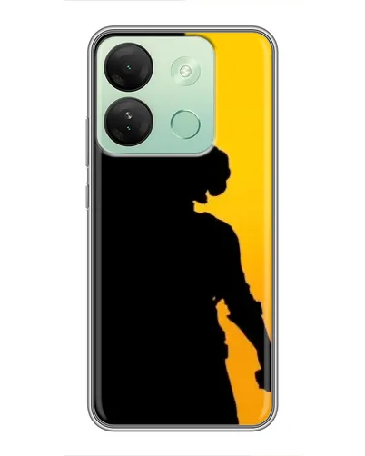 Чехол для Infinix Smart 7 HD с картинкой «Тень воина PUBG»