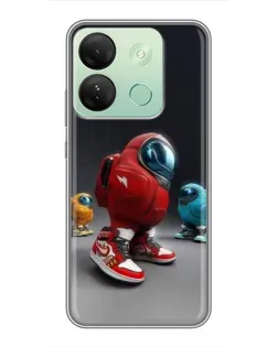 Чохол для Infinix Smart 7 HD з картинкою «Among Us — 3D стиль»